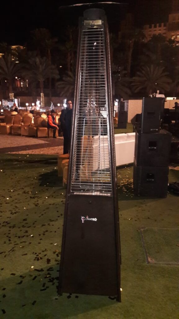 pyramid heater on rent